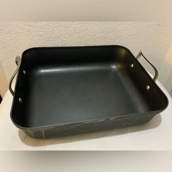 Calphalon Hard Anodized Nonstick 16"x13" Roasting Pan Handles - Picture 1 of 7
